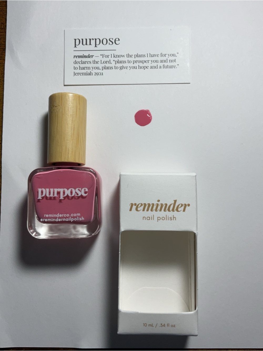 Purpose Nail Polish — Pink Shade